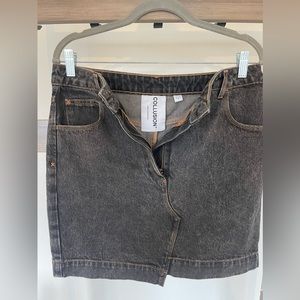 Denim Mini Skirt, size 8